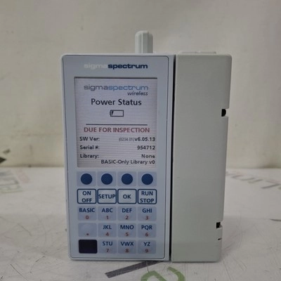 Baxter Sigma Spectrum 6.05.13 with B/G Battery Inf