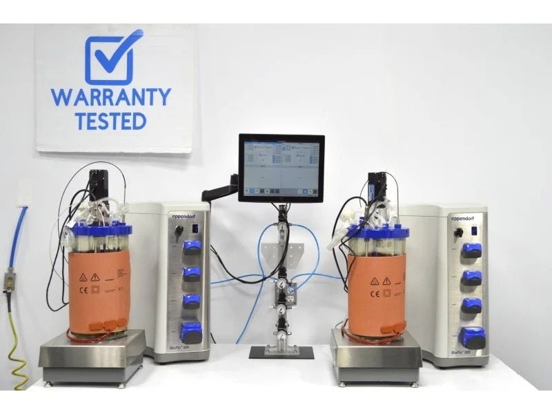 Eppendorf BioFlo 320 Dual Bioprocess Control System for Single-Use Vessels