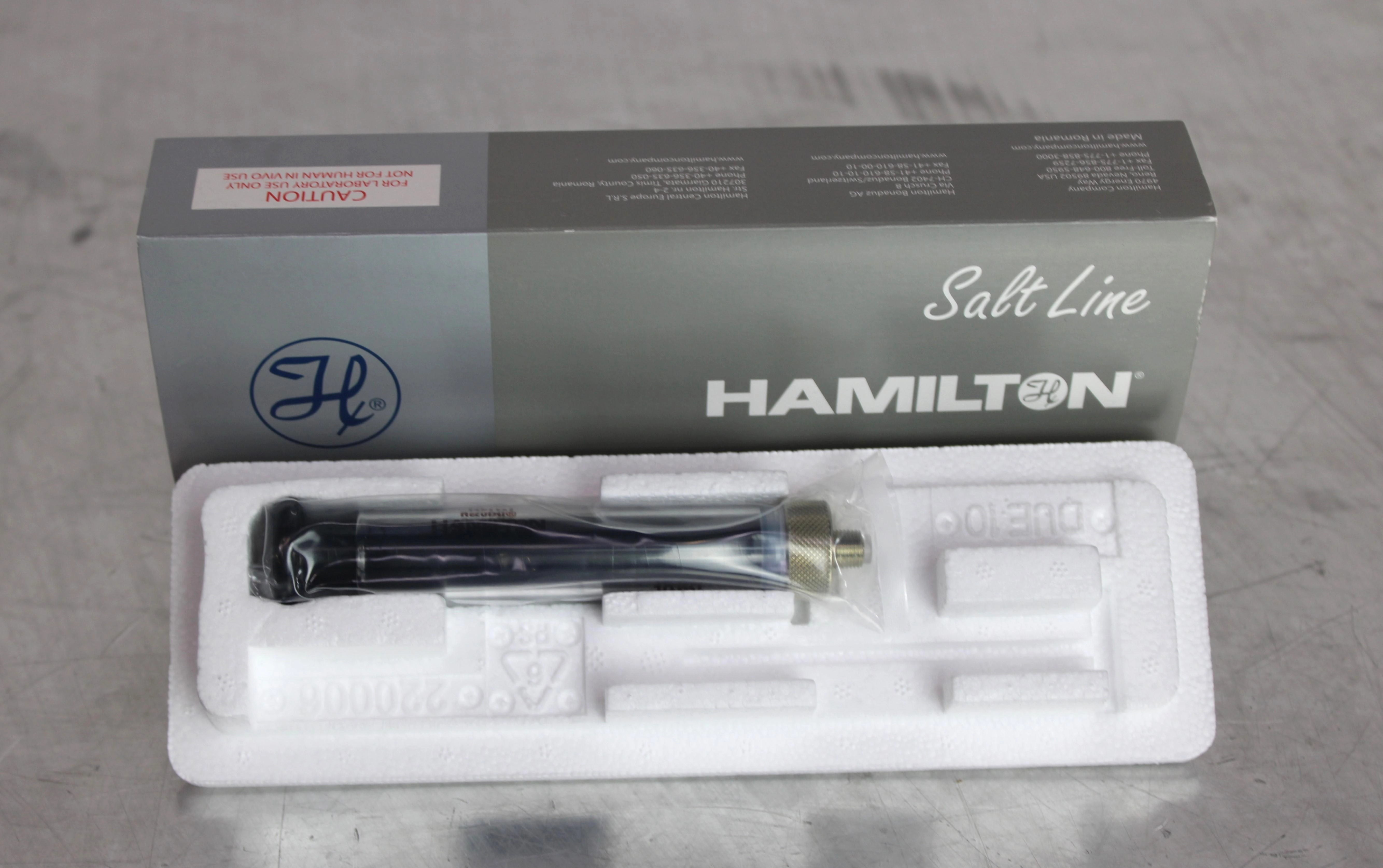 Hamilton 1010 AD SAL Syringe Gastight 10mL M8 Threads 1000 Series - 2043321522