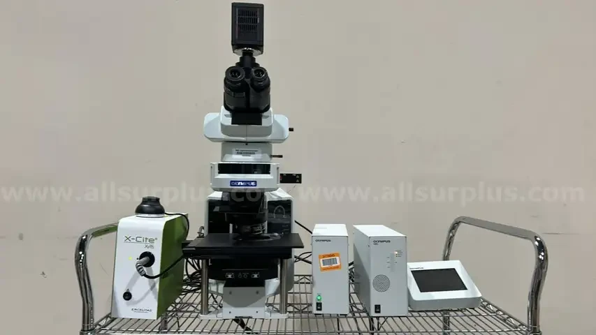 Olympus BX63 Microscope with accessories