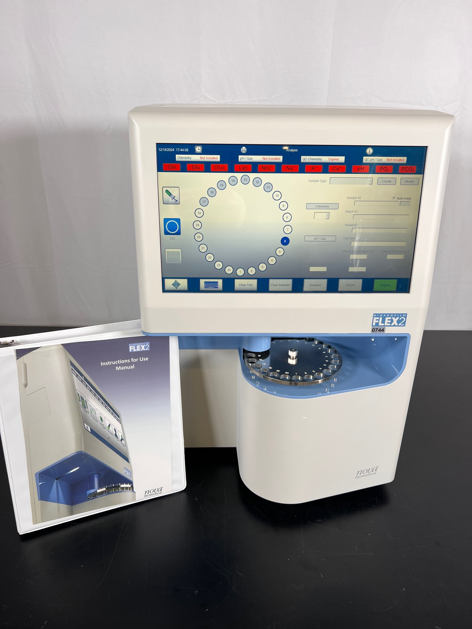 Nova Biomedical Bioprofile Flex2 Automated Cell Culture Analyzer ...