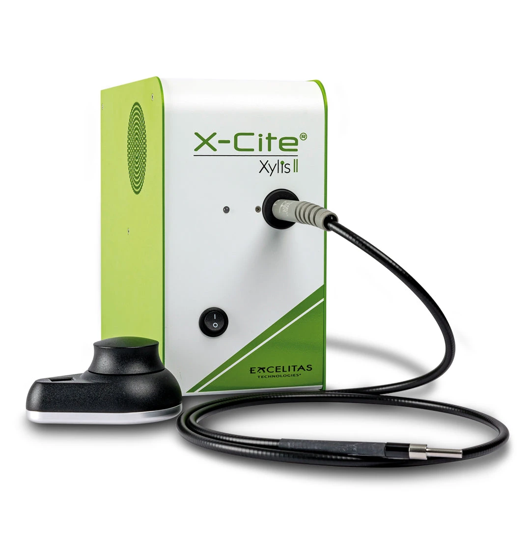 Excelitas X-Cite XYLIS II Broad Spectrum LED Fluorescence Illuminator Microscope Illuminator.