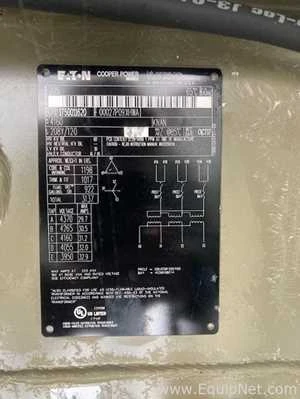 Lot 46 Listing# 1056901 Lot of 2 Eaton Cooper Power Series Padmount 225 KVA 3 Phase Transformers