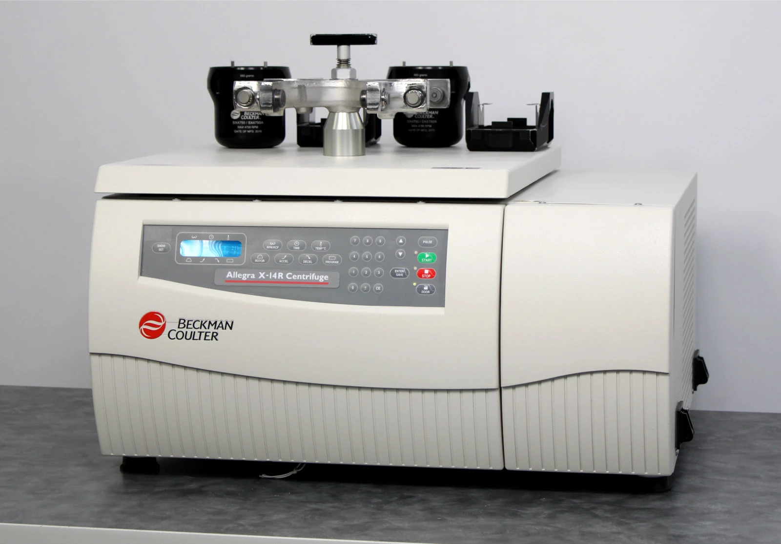 Beckman Coulter Allegra X-14R A99465 Benchtop Centrifuge and SX4750 Rotor