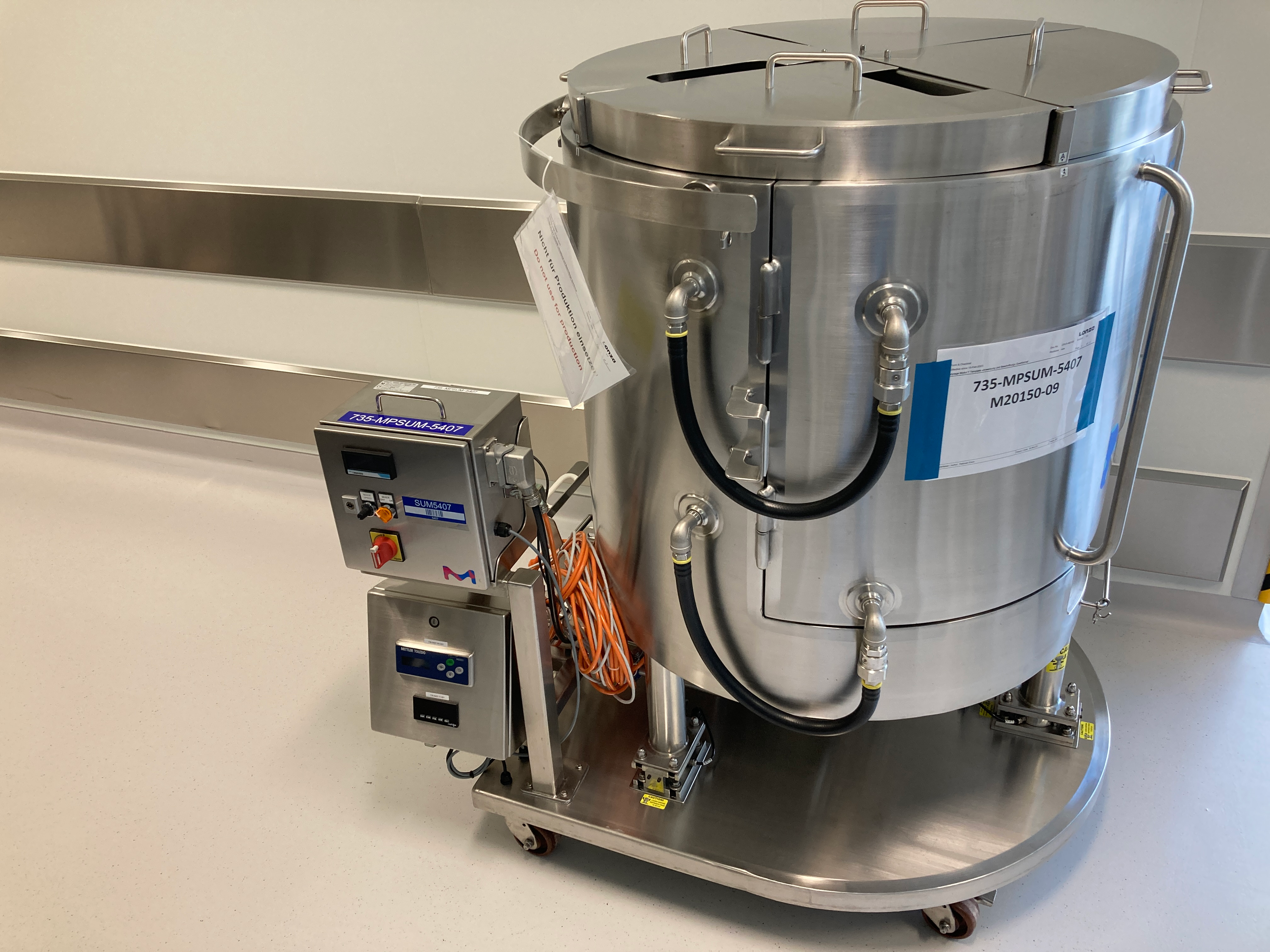 Merck Mobius Power Mix Single Use Mixer 2020 Cap. 500 L - VP043