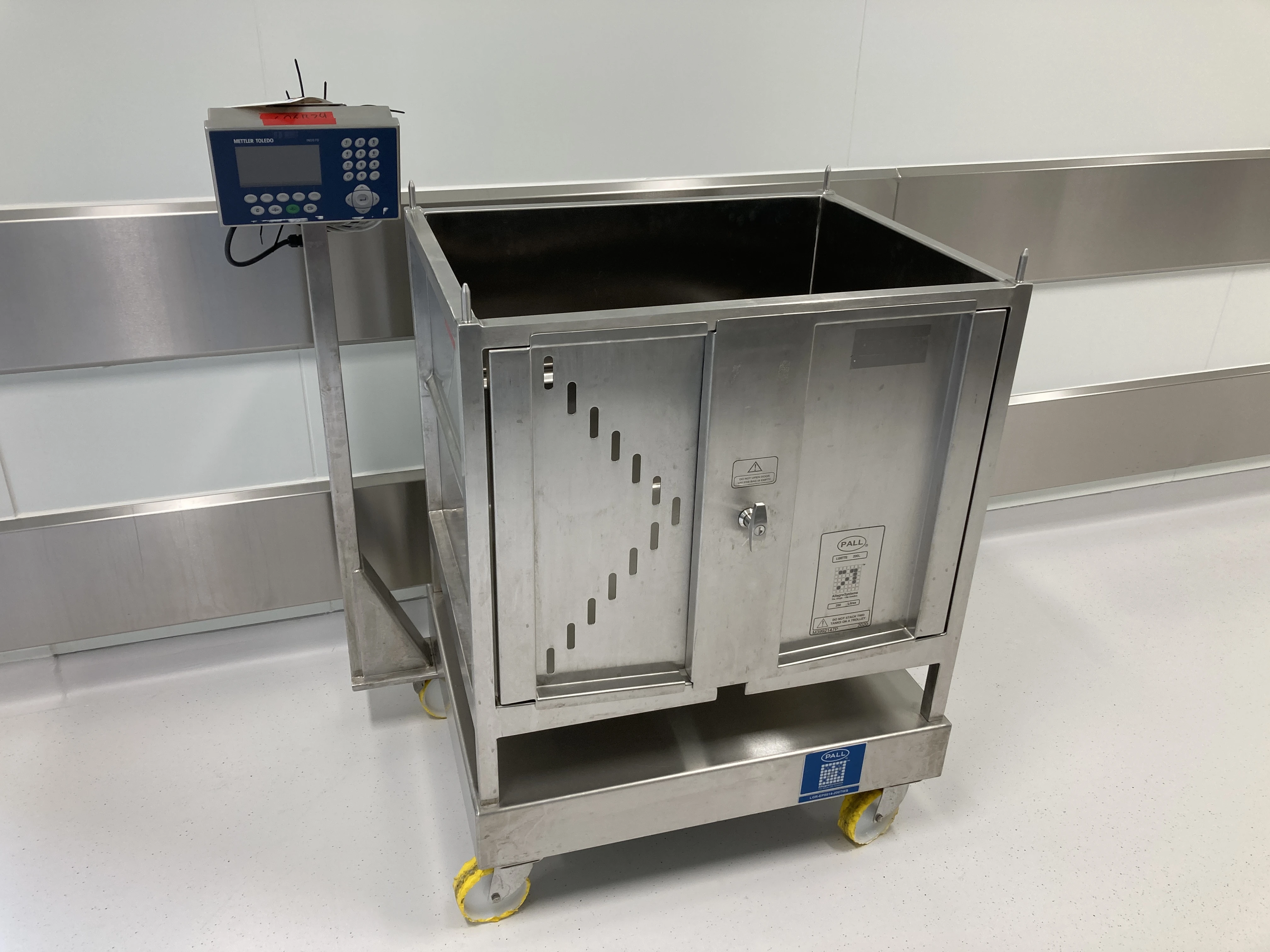 Pall Allegro 3D Biocontainer With Mettler Toledo Balance 2020 Cap. 200 L - VP014