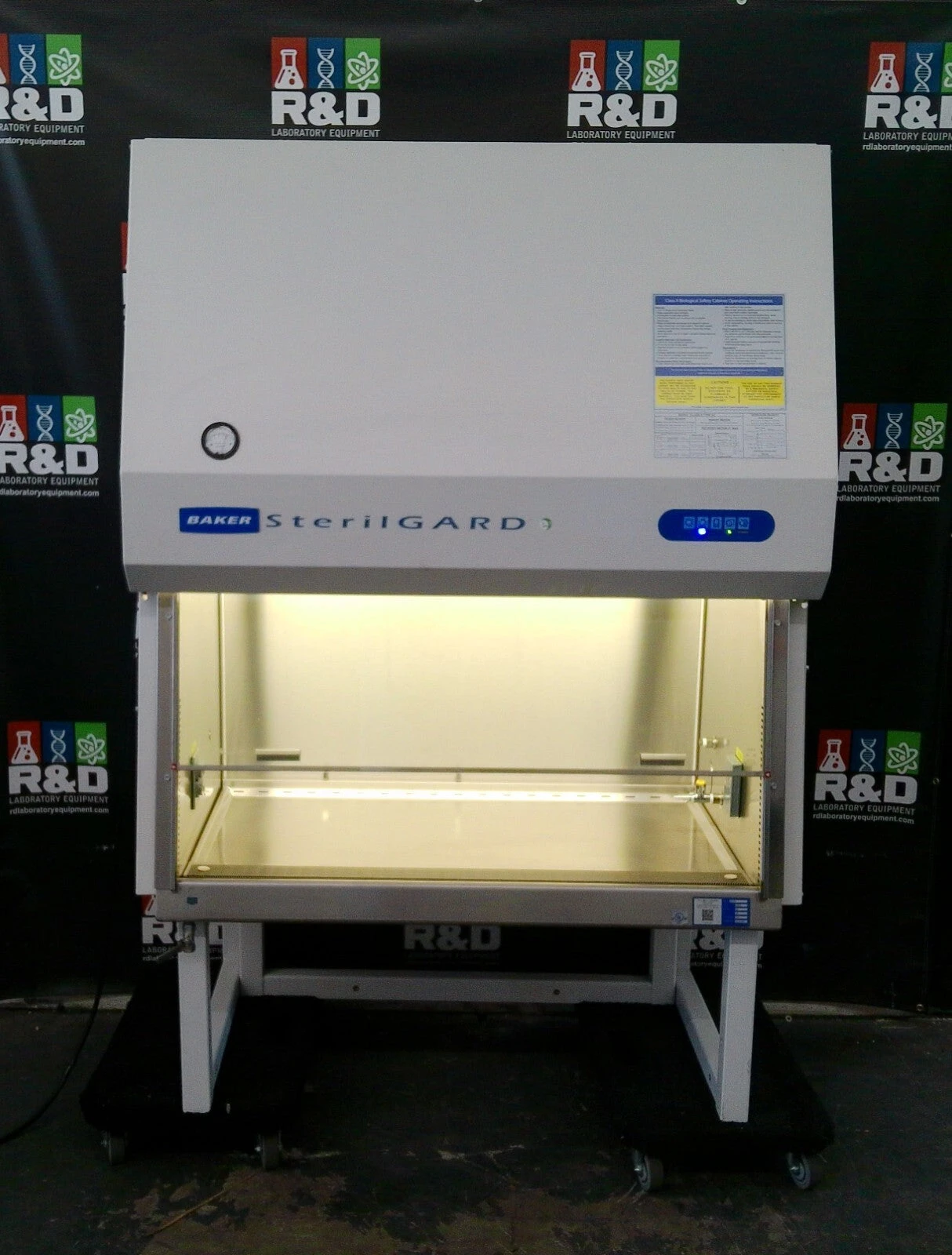 Baker 4ft SG404 A2 Biosafety Cabinet w/ Stand - NO UV (2015) FULLY TESTED