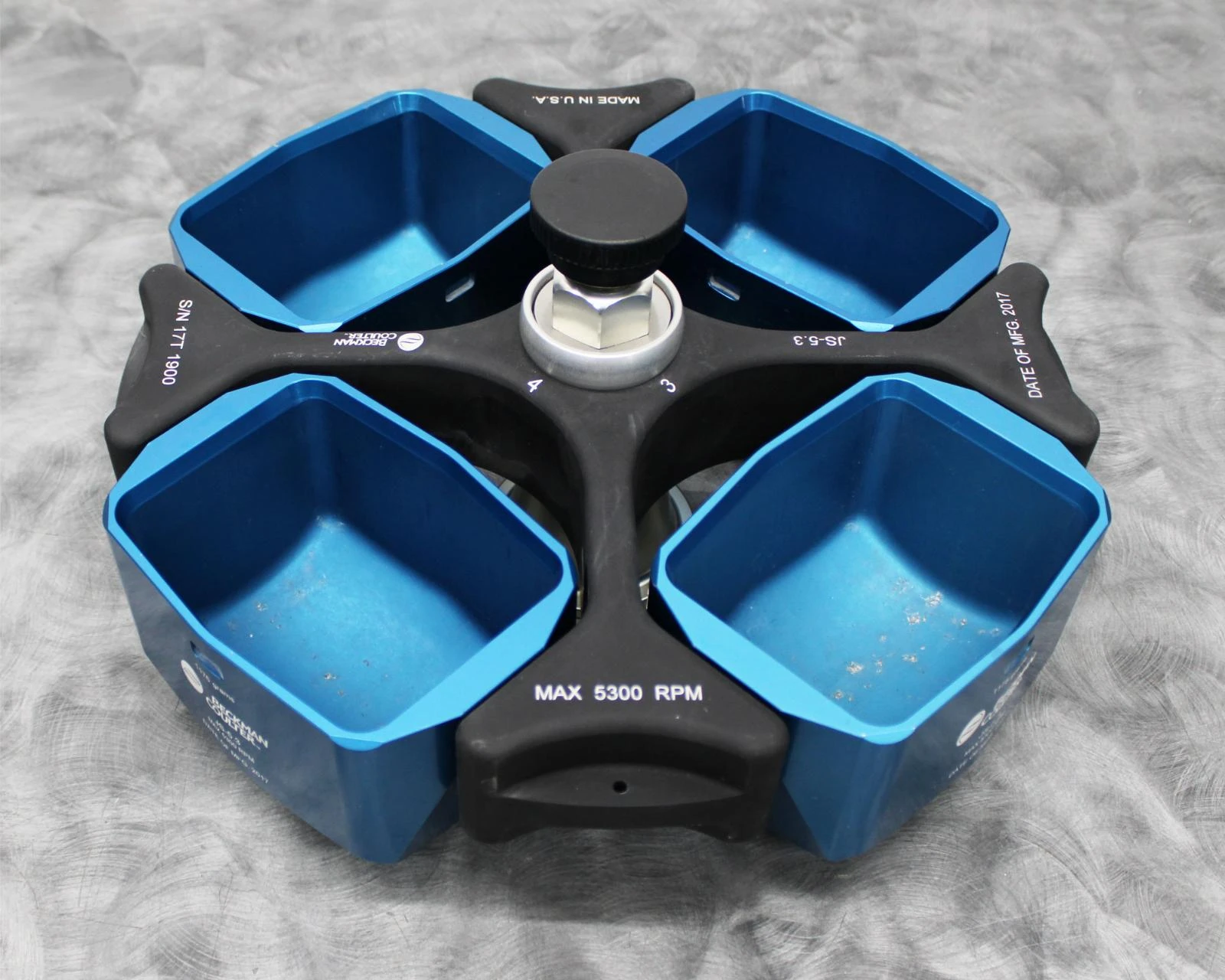 Beckman Coulter 368690 JS-5.3 All-Spin Swing Bucket Centrifuge Rotor w/ Buckets