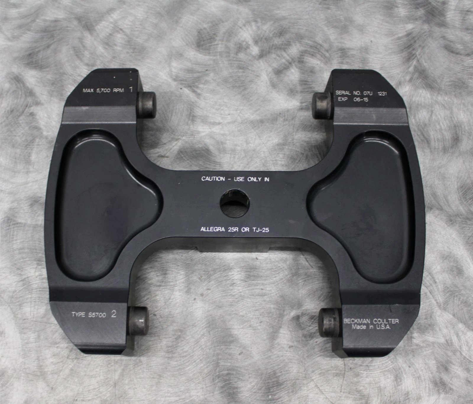 Beckman Coulter S5700 Centrifuge Swing Bucket Rotor 5,700 RPM for 25R &amp; TJ-25