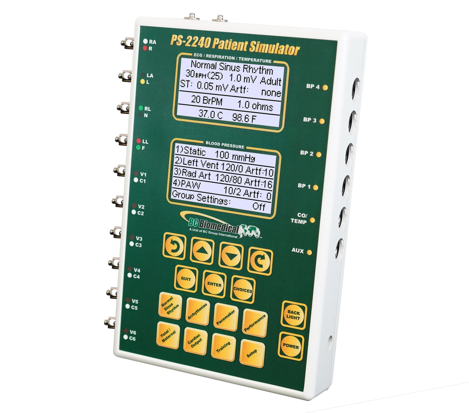 BC Biomedical PS-2240 Multiparameter Patient Simul