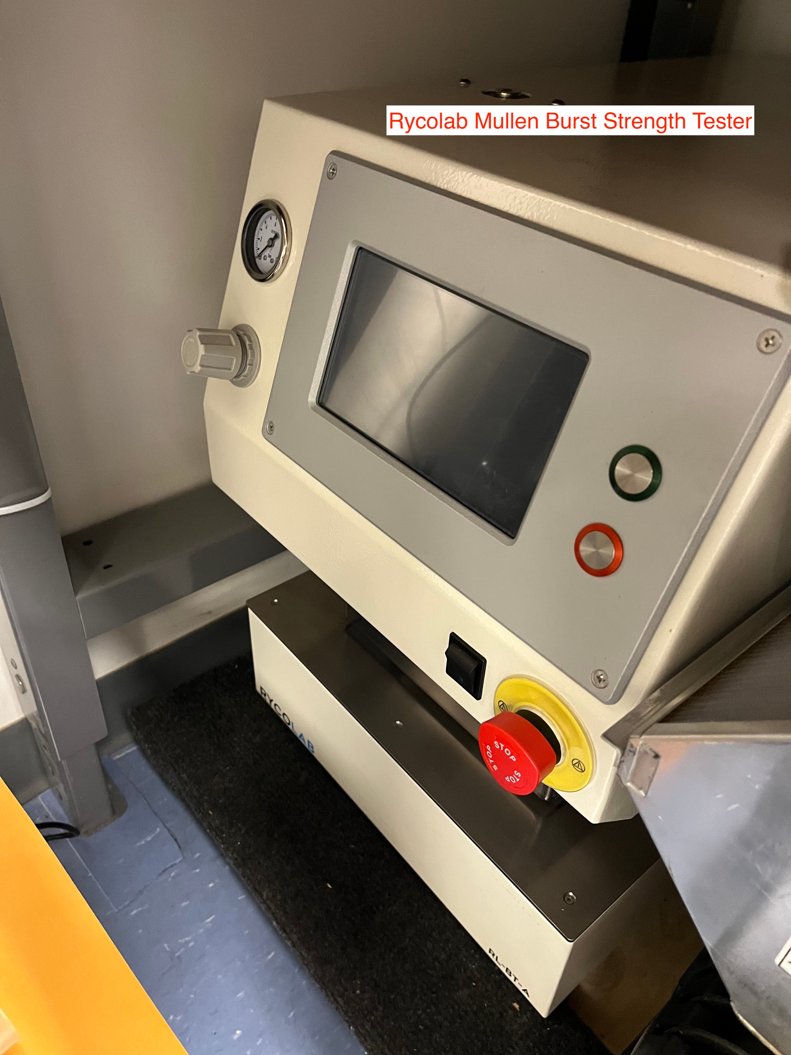 mullen burst strength tester