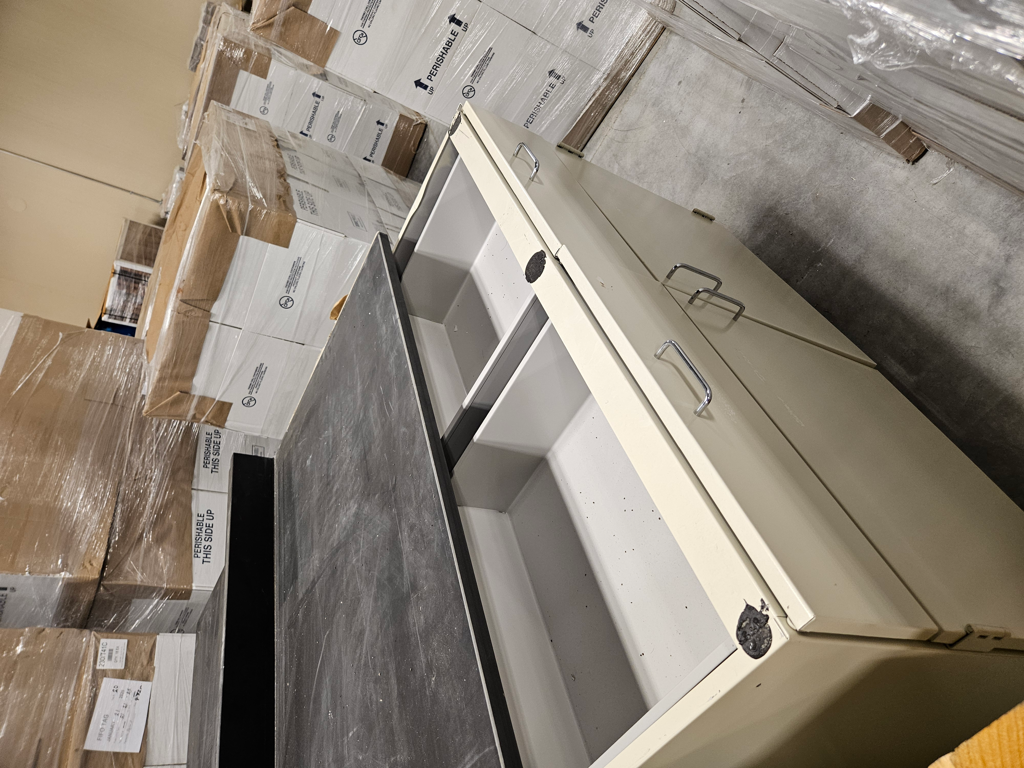 lab casework and epoxy countertop