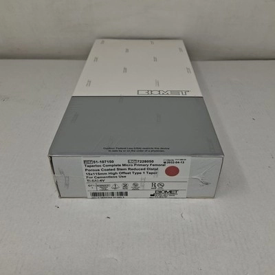 Biomet, Inc. 51-107150 Taperloc Complete Micro Pri