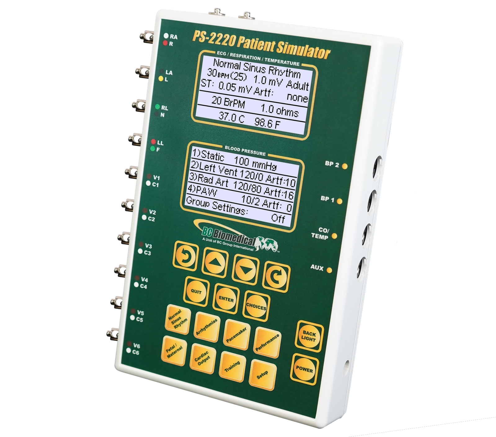 BC Biomedical PS-2220 Multiparameter Patient Simul