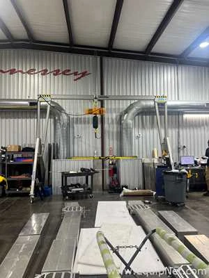 Reid Porta Gantry Crane Hoist with 2 Ton Harrington Hoist