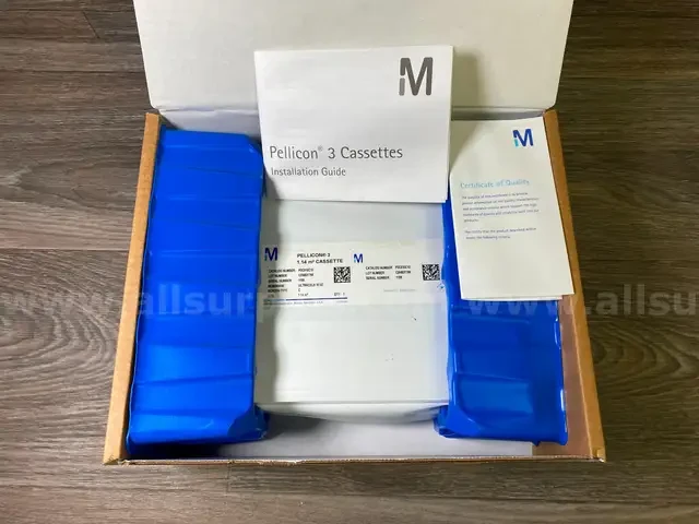 30 Ea. Millipore Pellicon 3 Cassette with Ultracel 10kD Membrane, C screen, 1.14 m²