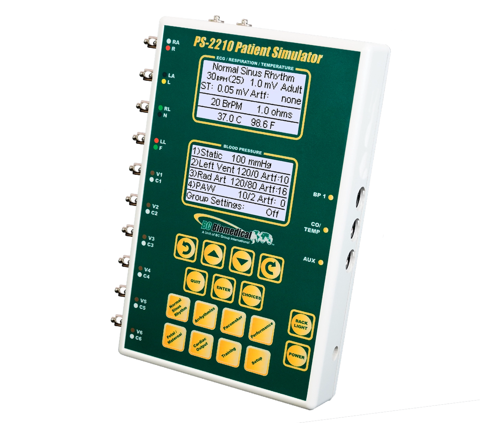 BC Biomedical PS-2110 Multiparameter Patient Simul