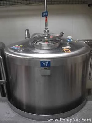 Prominox NTV 6014L Vertical Stainless Steel Tank with Alfa Laval Lobe Pump