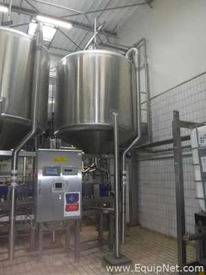 Prominox NTV 6014L Vertical Stainless Steel Tank with Alfa Laval Lobe Pump