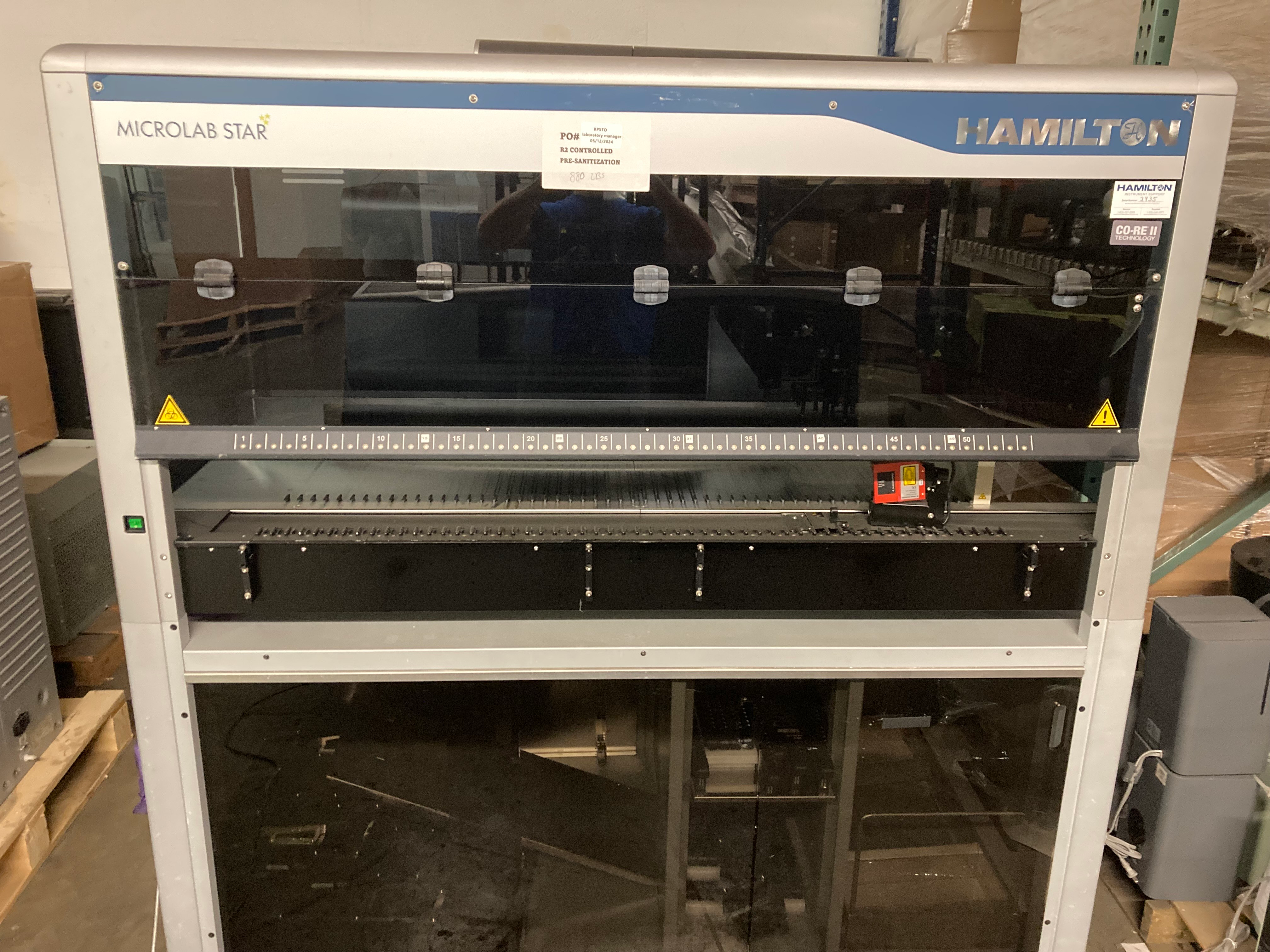 Used Microlab Star Liquid Handling System W/Base Cabinet ***Sold As Is***