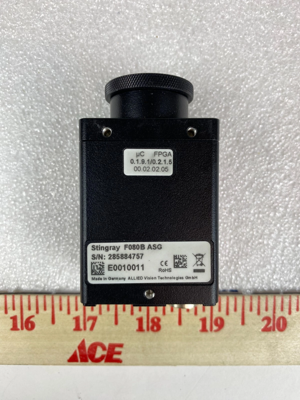 Allied Vision Stingray F080B ASG CCD Camera – 31 F
