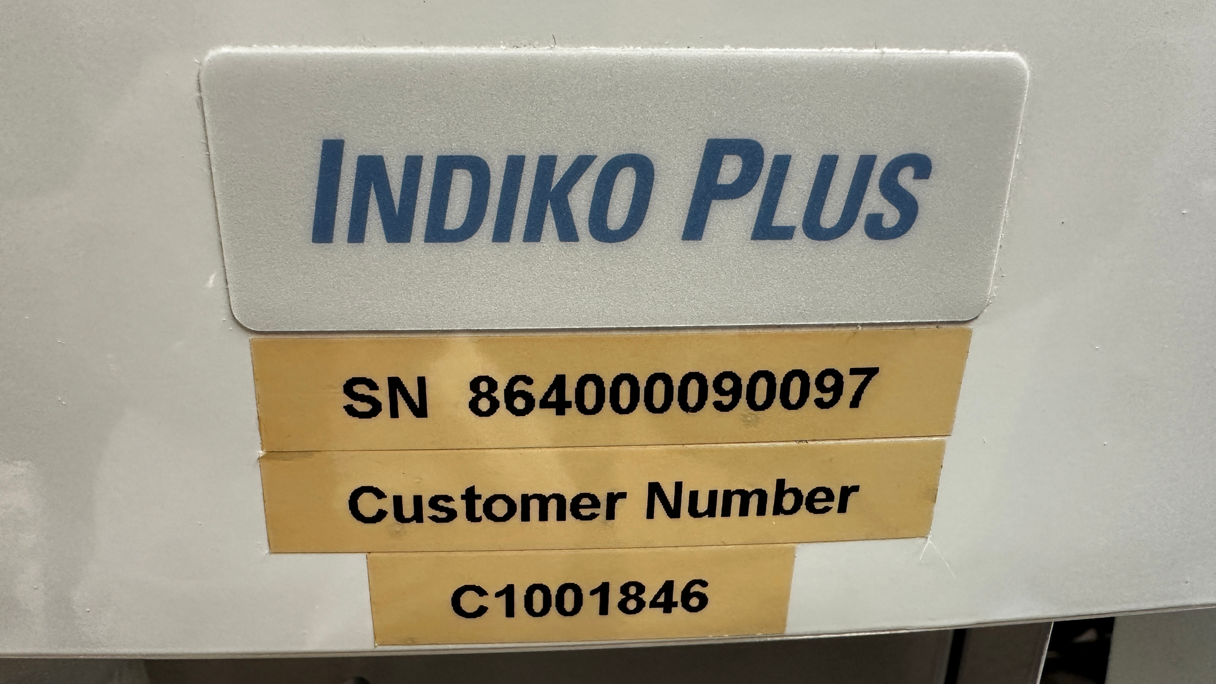 Indiko plus analyzer