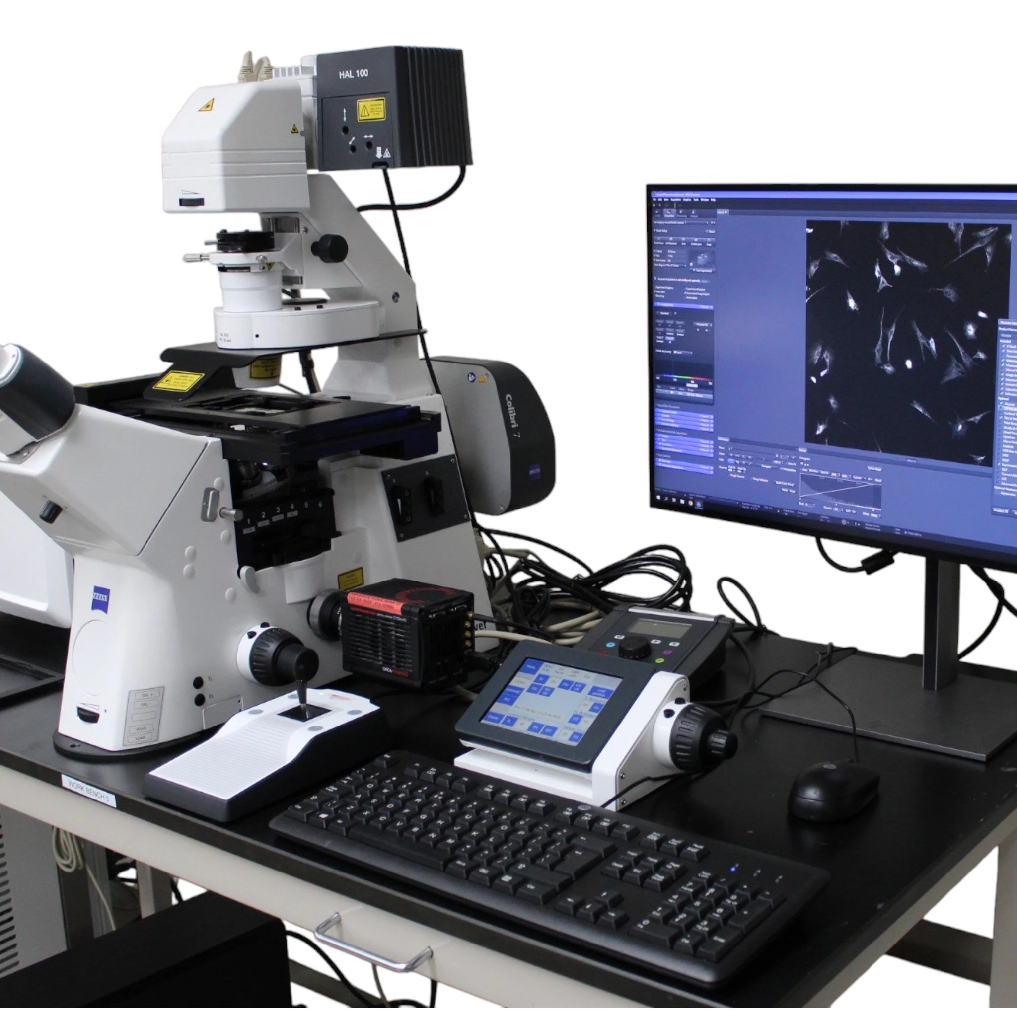 Zeiss LSM 800 Confocal Airyscan w/ Axio Observer 7 Inverted Phase Contrast Motorized Fluorescence w/ Definite Focus Confocal
