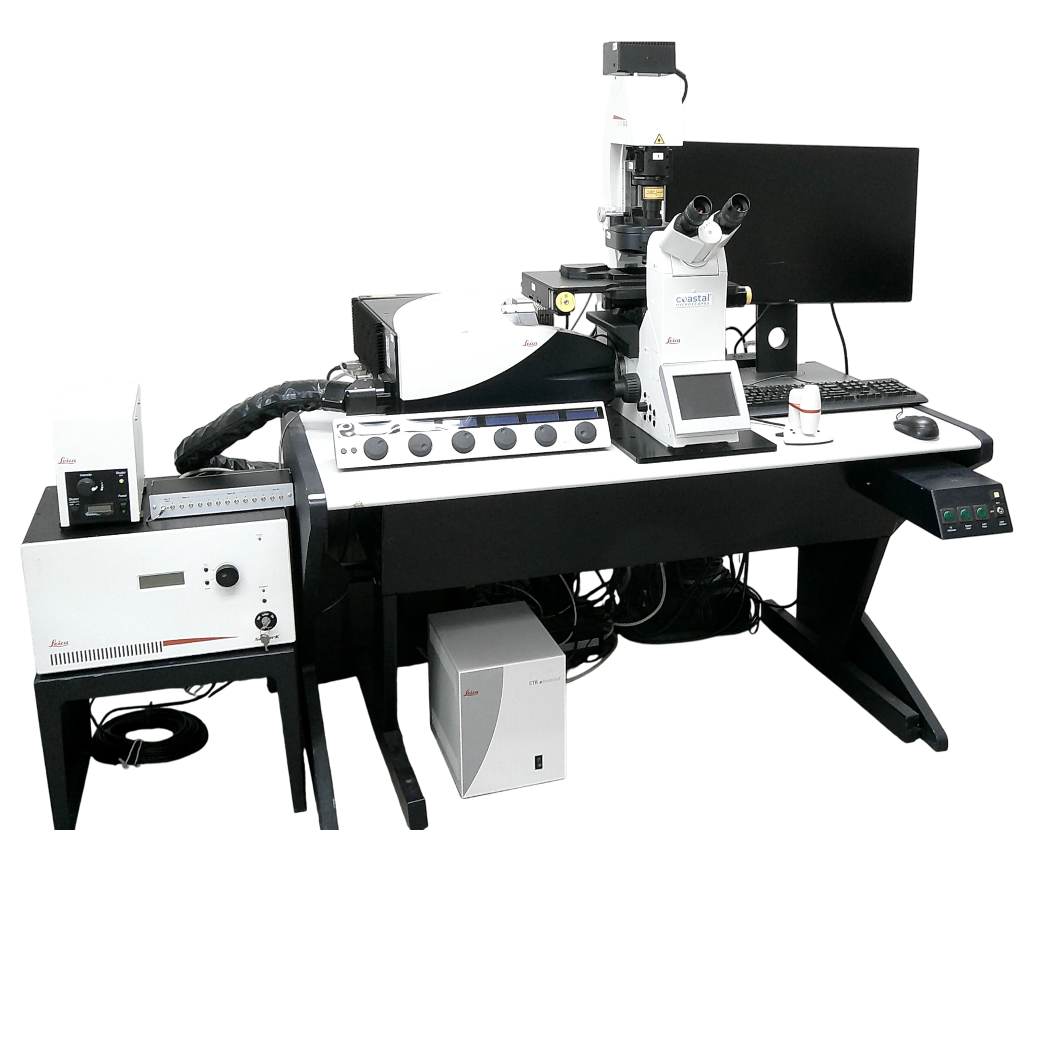 Leica TCS SP8 X White Light Laser Confocal w/ DMI8 Inverted Phase Contrast Fluorescence with AFC Confocal