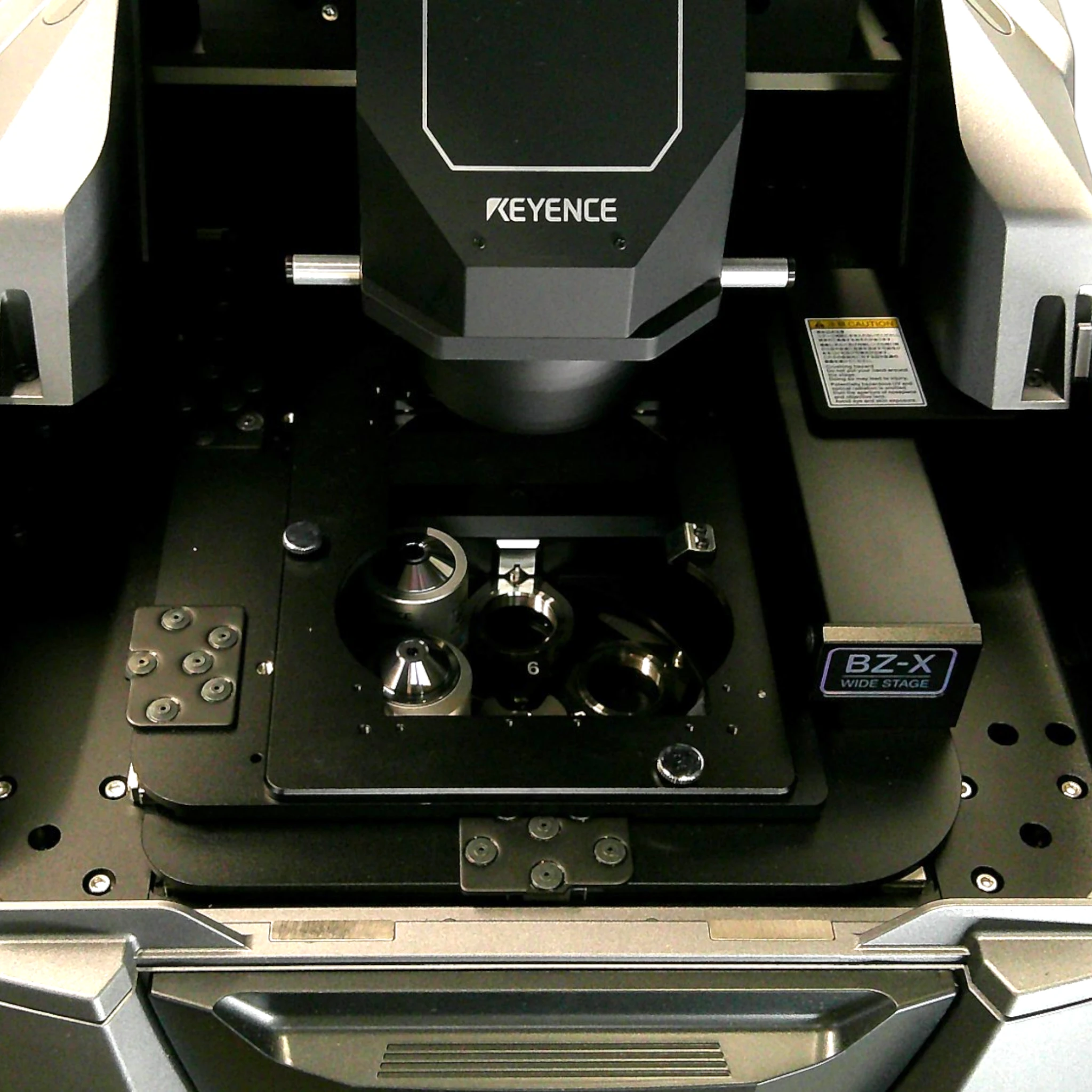 Keyence BZ-X810 All-in-One Phase Contrast Fluorescence Motorized Microscope.