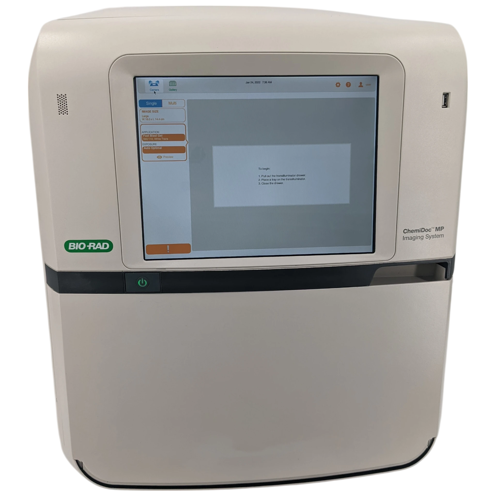 Bio-Rad Chemidoc MP Touch with Red, Green, and Blue LED Fluorescence Imager