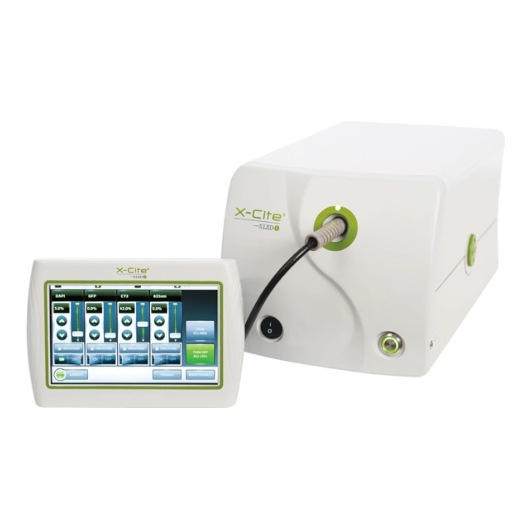 Excelitas X-Cite XLED1 LED Fluorescence Illuminator Microscope Illuminator