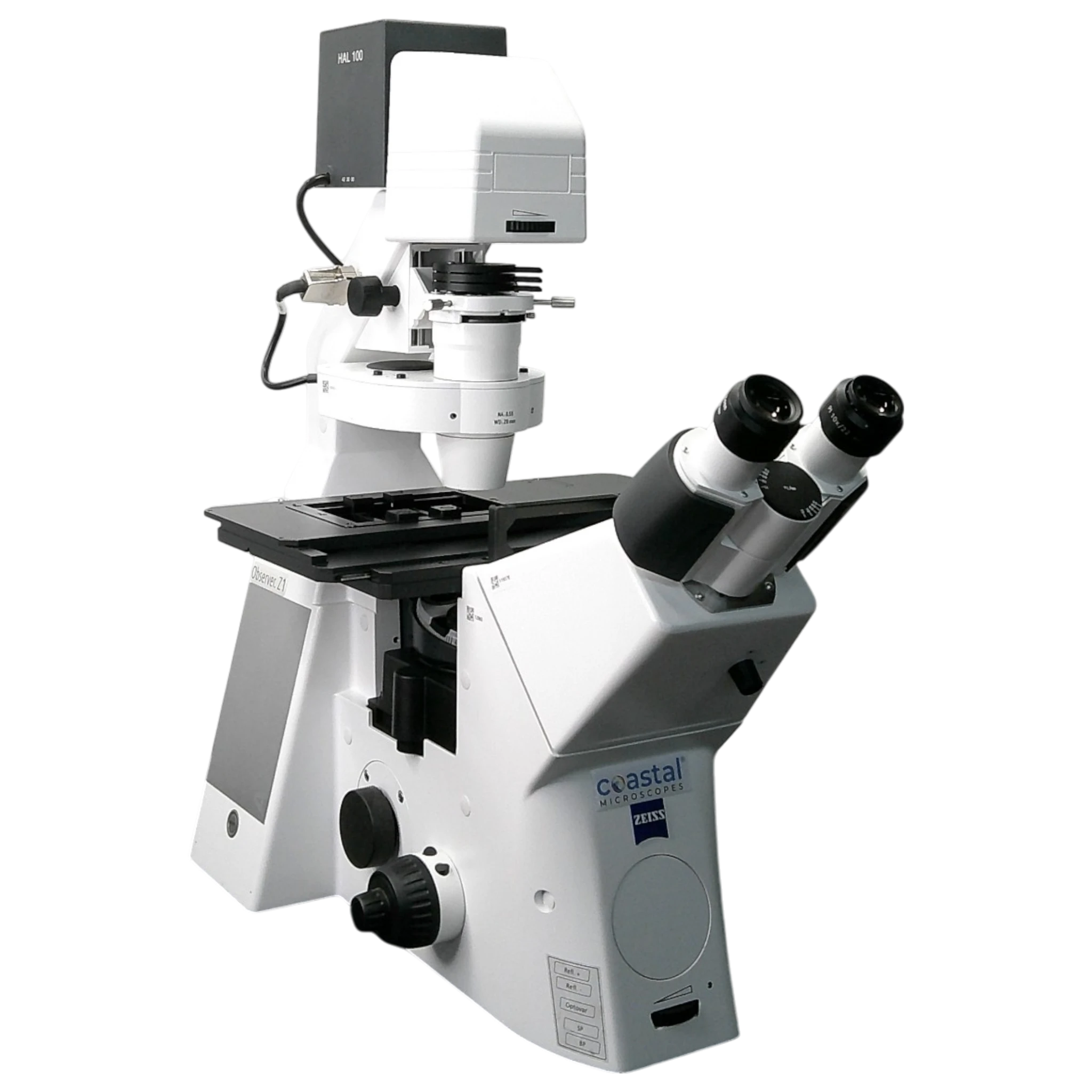 Zeiss Axio Observer Z1 Inverted Phase Contrast Fluorescence Motorized w/ Optional Definite Focus (1, 2, or 3) Microscope