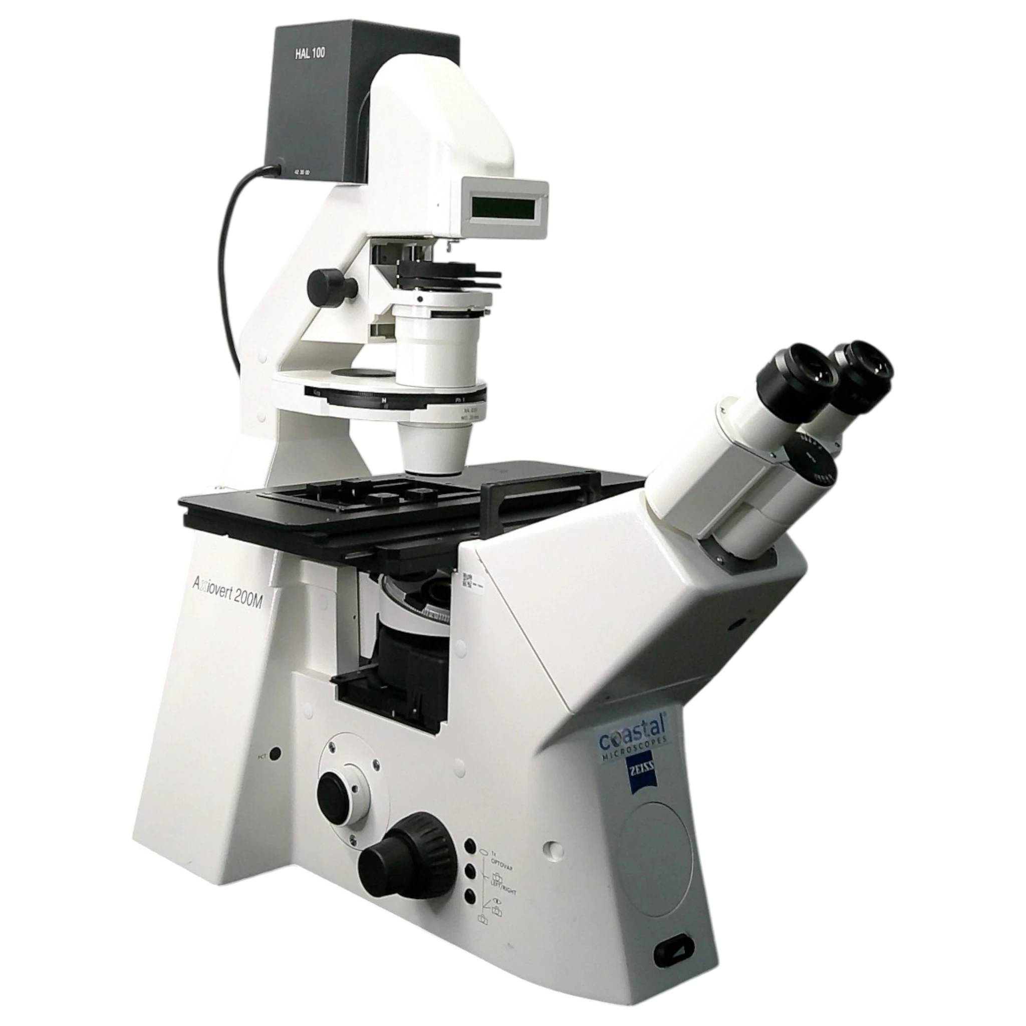 Zeiss Axiovert 200M Inverted Phase Contrast Fluorescence Motorized Microscope