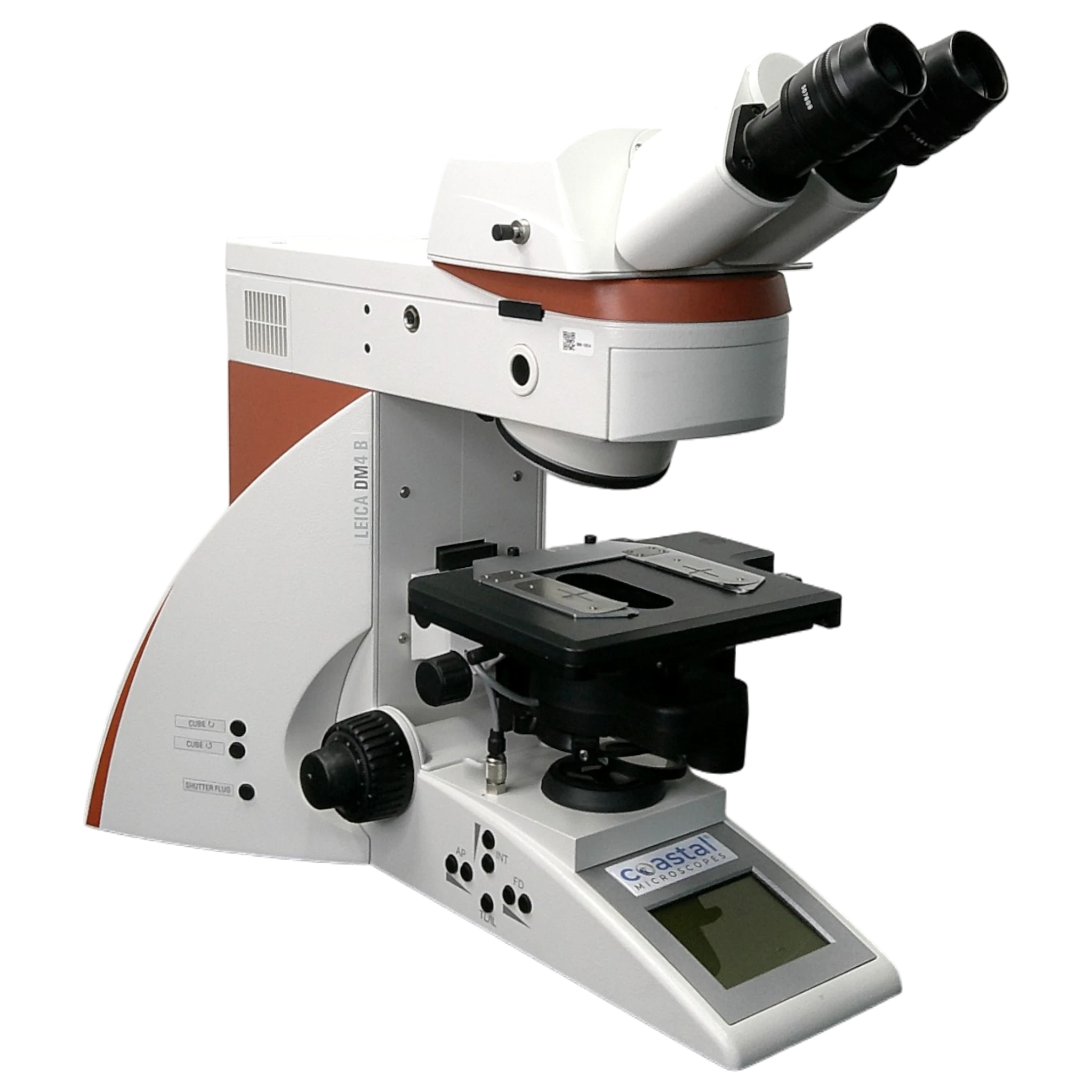 Leica DM4 B Upright Motorized Fluorescence Microscope