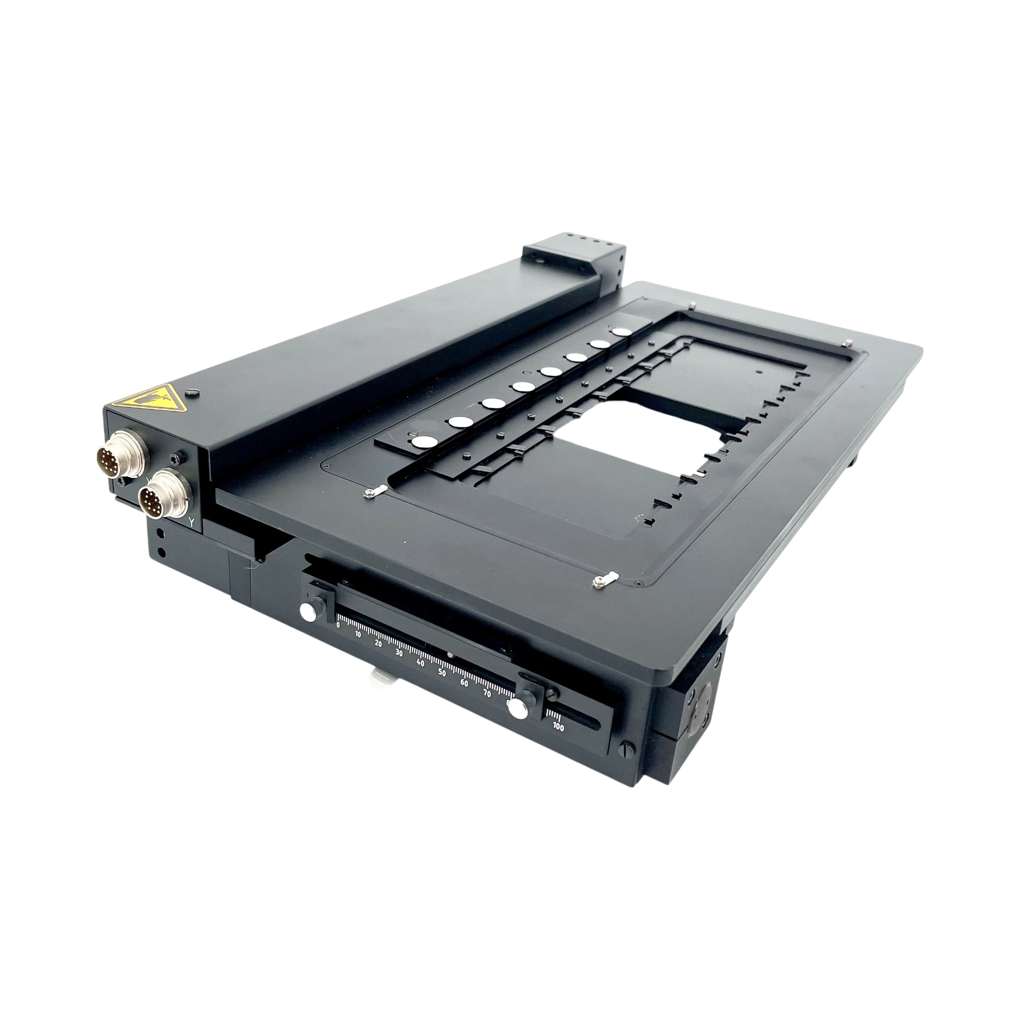 Marzhauser Scan 8 slides - 4mm Motorized Stage - Upright - 3 Plate Microscope Stage