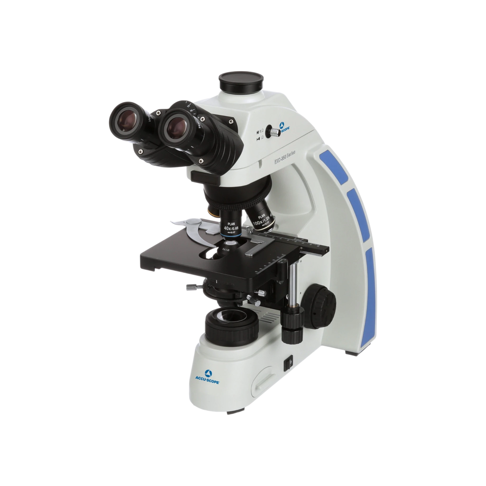 Accu-Scope EXC-350 Trinocular with Plan Achromat Objectives Microscope