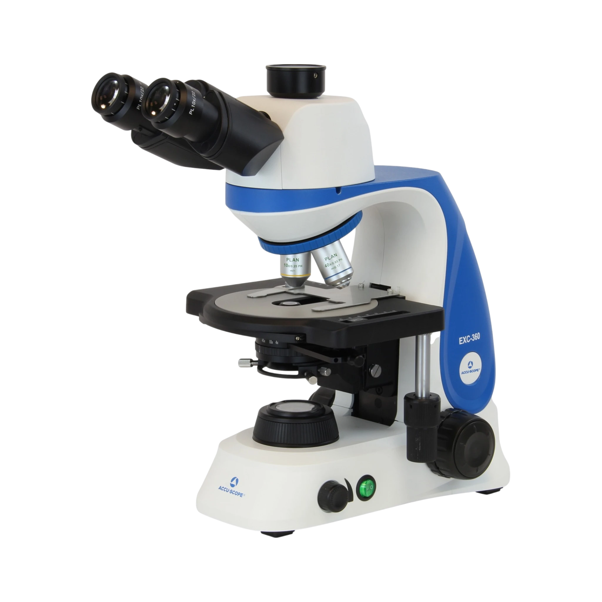Accu-Scope EXC-360-PH Trinocular with Turret Phase Contrast System Microscope