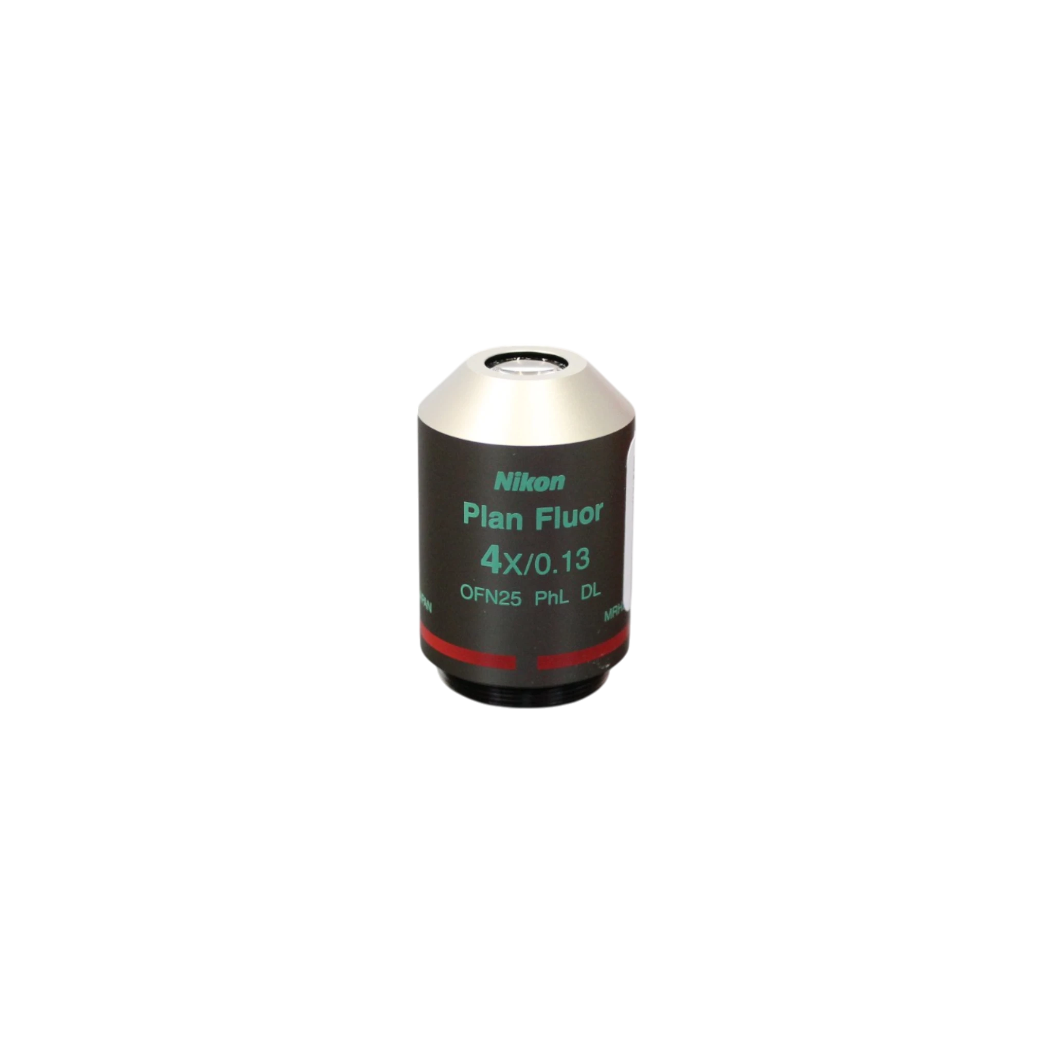 Nikon Plan Fluor DL 4x/0.13 PhL M25 Thread Size Microscope Objective ...