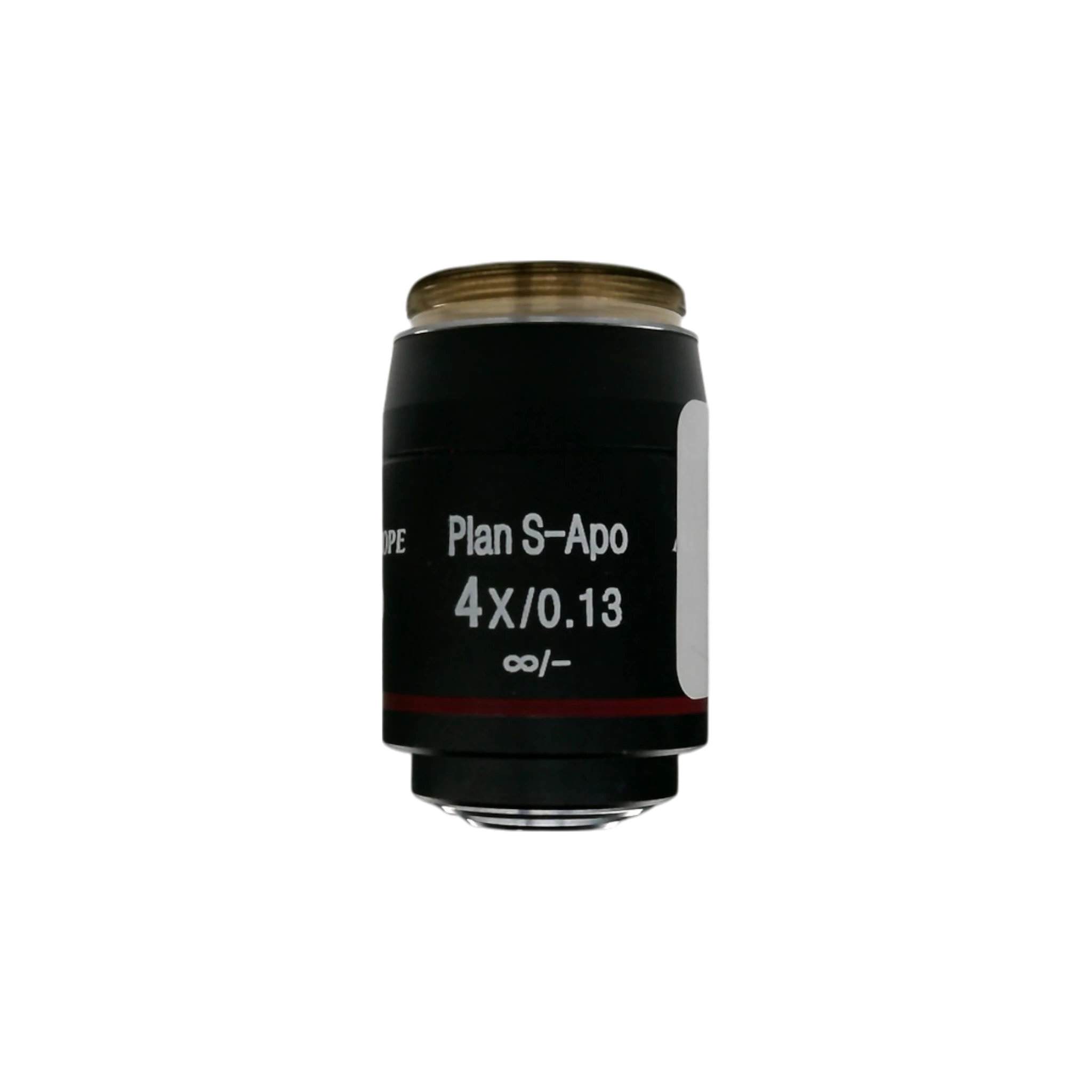 Accu-Scope Plan-S-Apo 4x/0.13 RMS Thread Size Microscope Objective