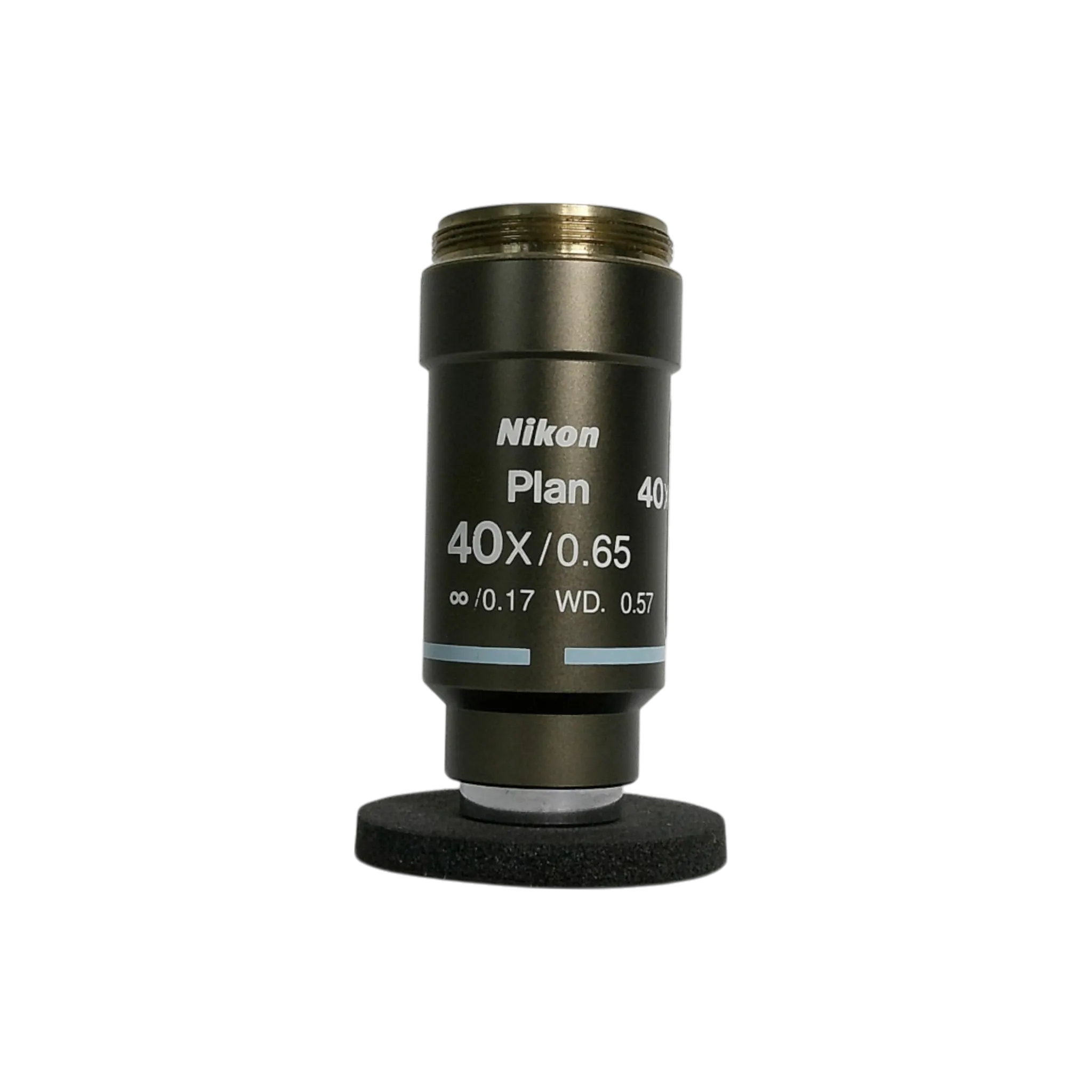 Nikon Plan 40x/0.65 M25 Thread Size Microscope Objective | LabX.com