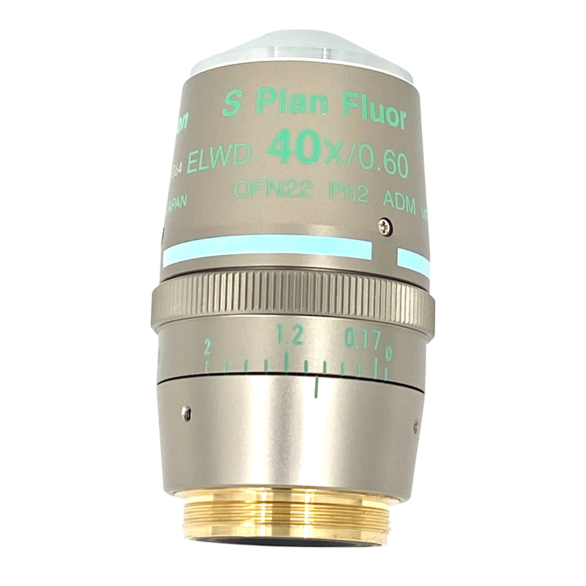 Nikon  S Plan Fluor ELWD 40x/0.60 Ph2 ADM M25 Thread Size Microscope Objective