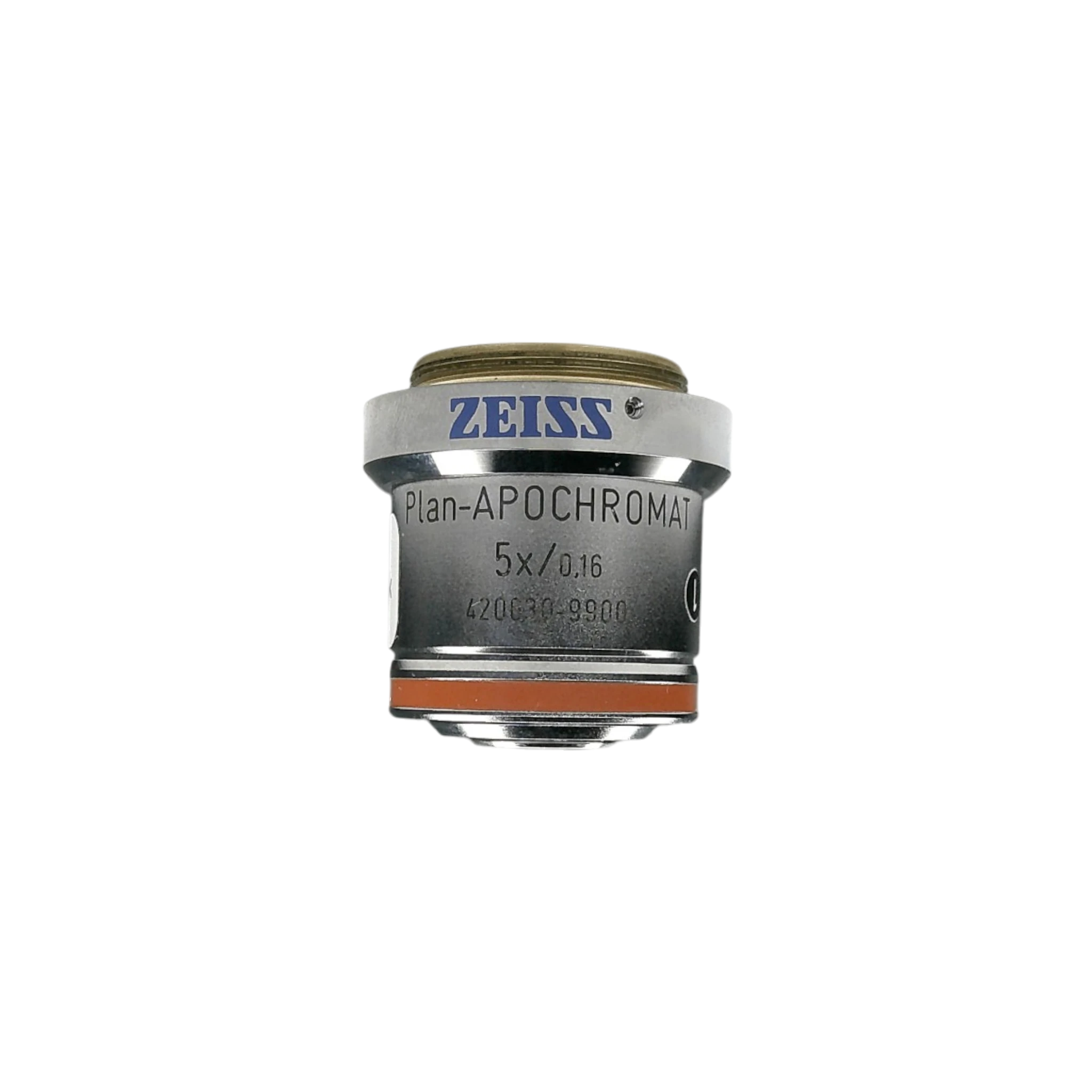 Zeiss Plan-Apochromat 5x/0.16 M27 Thread Size Microscope Objective