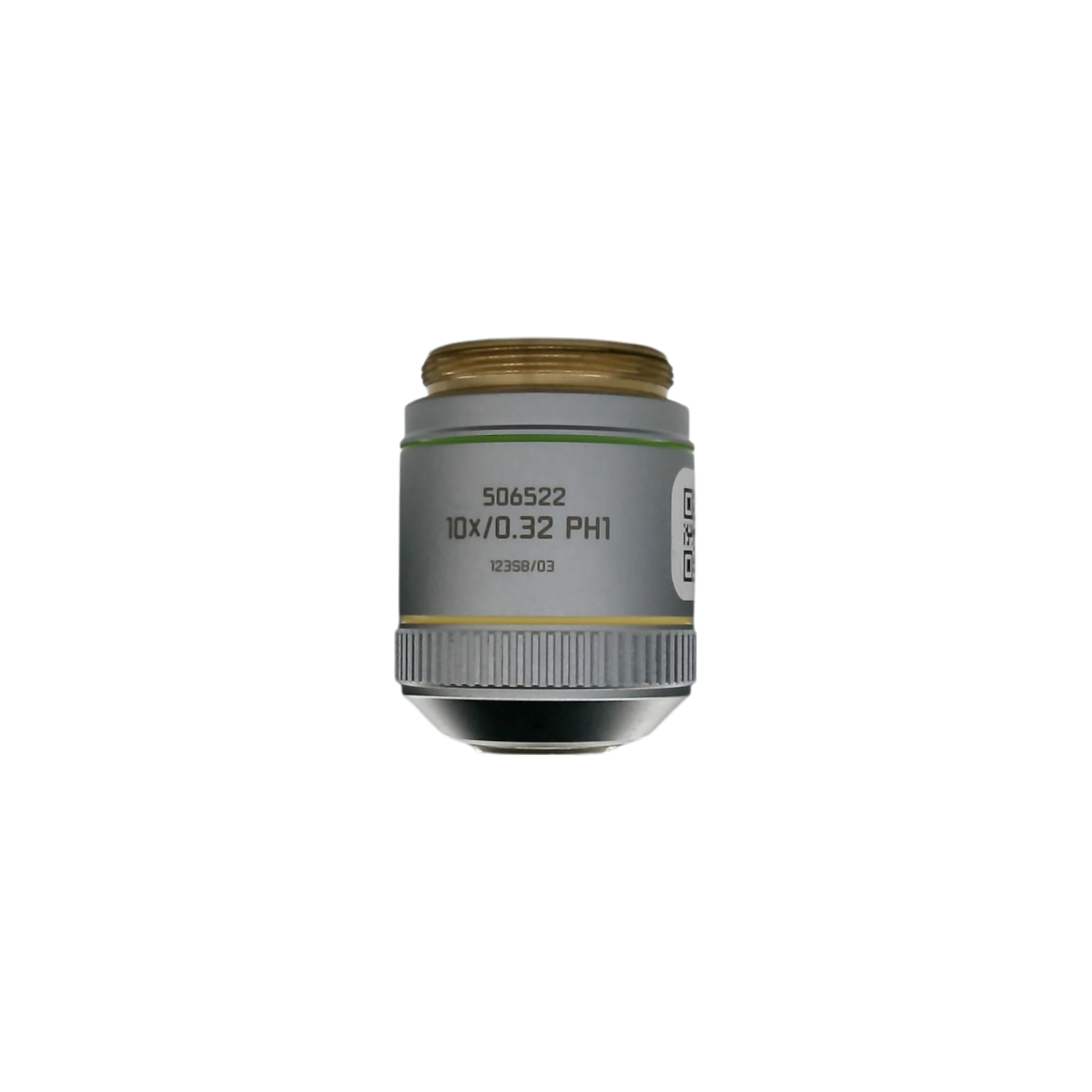 Leica HCX PL Fluotar OFN25 10x/0.32 M25 Ph1 Thread Size Microscope Objective.