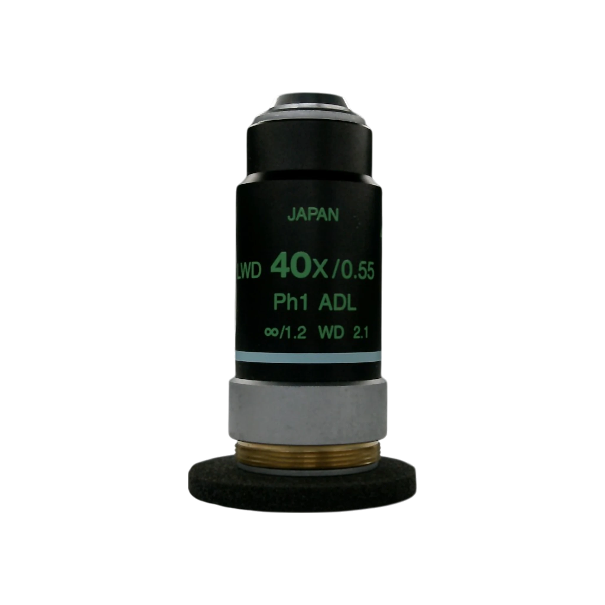 Nikon  Achromat LWD Ph1 ADL 40x/0.55 M25 Thread Size Microscope Objective