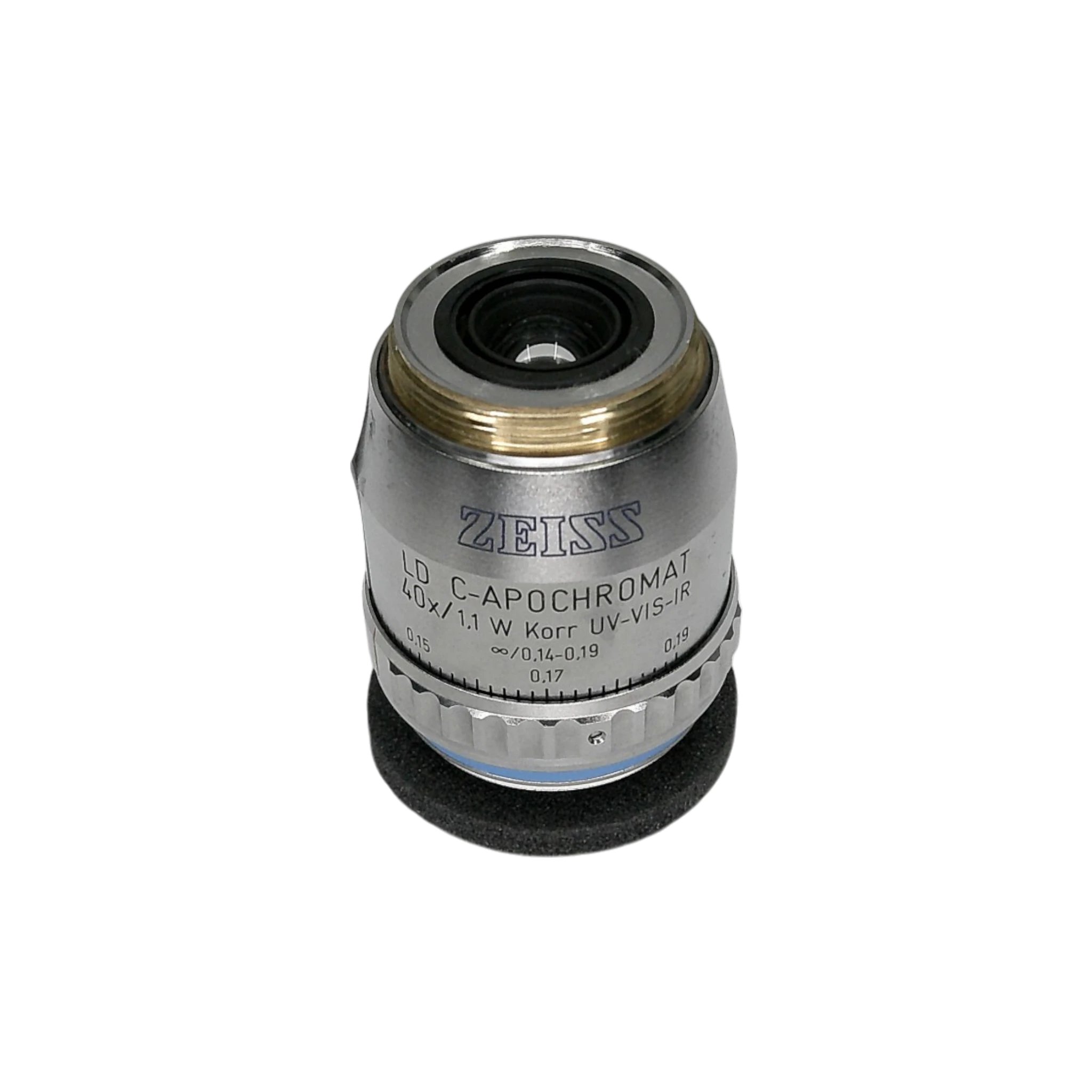 Zeiss LD C-Apochromat W Korr UV-VIS-IR 40x/1.1 M27 Thread Size Microscope Objective.
