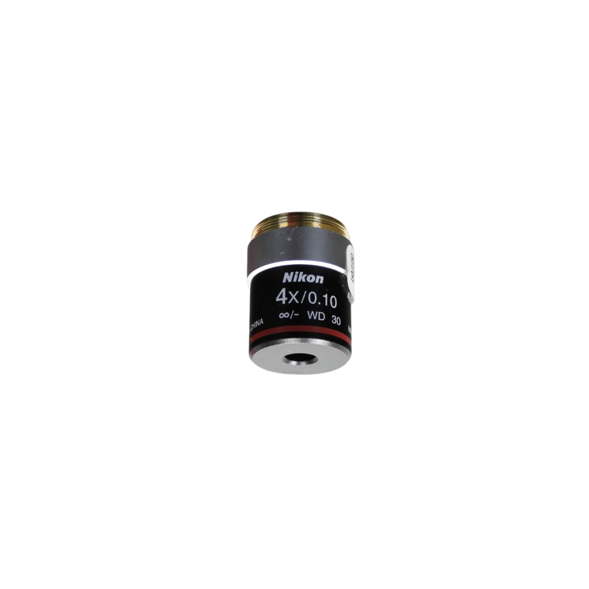 Nikon  Plan Acromat 4x/0.10 M25 Thread Size MRP00042  Microscope Objective