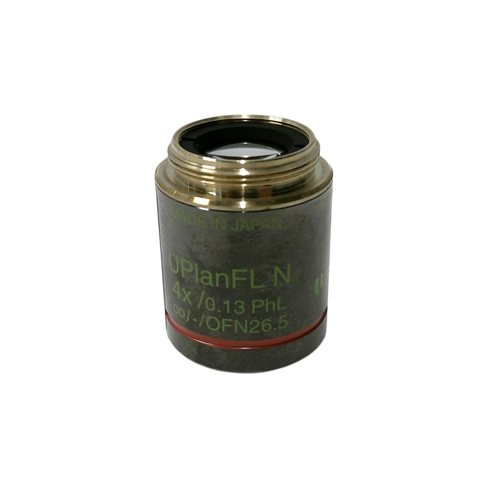 Olympus UPlanFL N 4x/0.13 PhL RMS Thread Size Microscope Objective