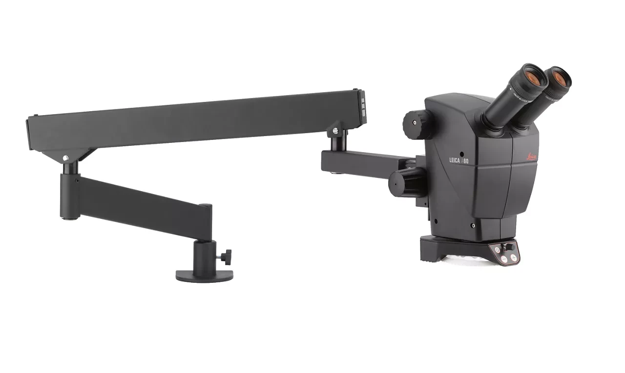 A60 F Inspection and Rework Microscope with Flexarm Stand