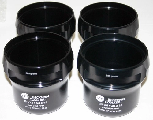 BECKMAN COULTER BUCKETS FOR GH-3.8 ROTOR, MODEL 36