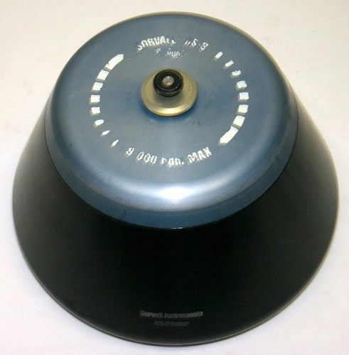 SORVALL FIXED ANGLE ROTOR, MODEL GS-3, 6 X 500 ML,